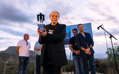 “Después del Óscar, este es el título por el que mi padre habría estado más orgulloso”: Roberta Wallach recoge en Tabernas el Premio ‘Leone in Memoriam’
